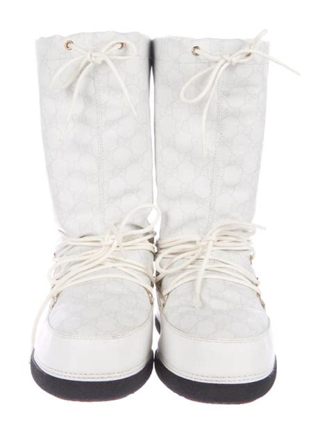 gucci clear snow boot|gucci boots embellished.